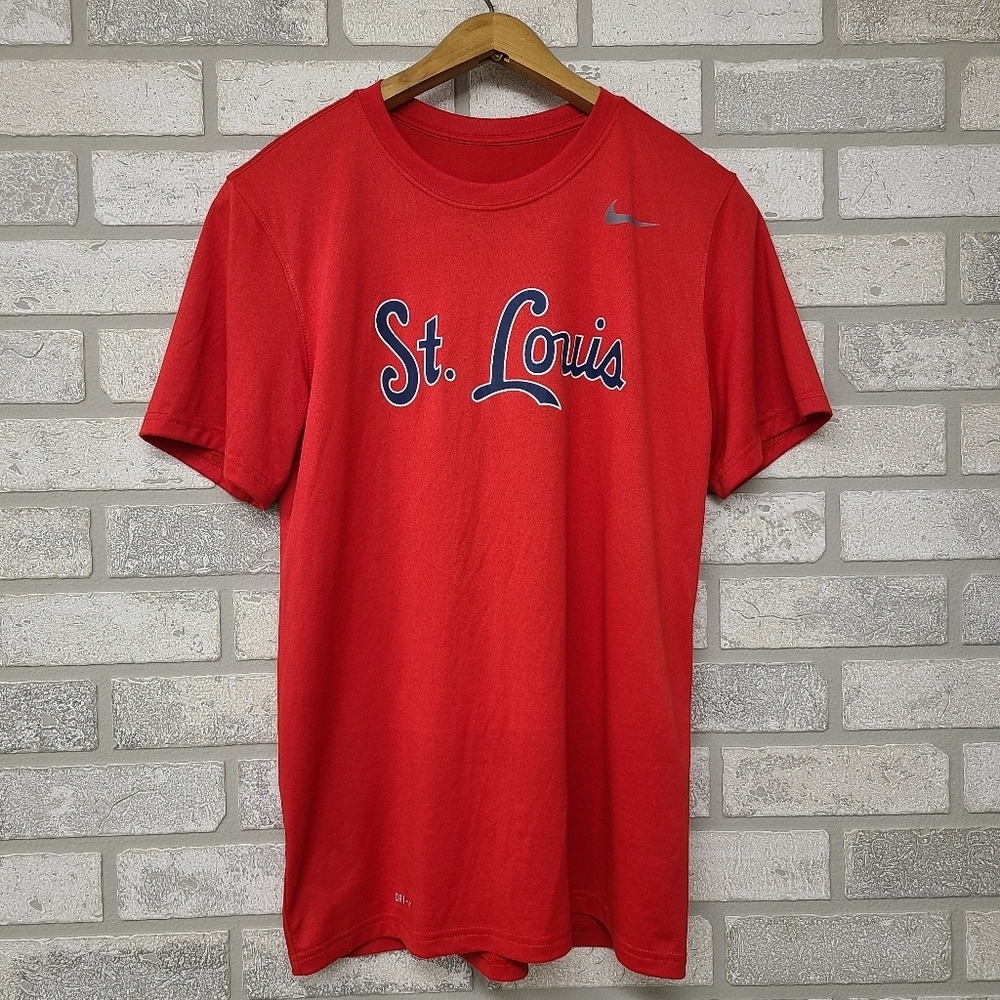 Nike Dri-Fit St. Louis Red Short Sleeve Tshirt Size Small